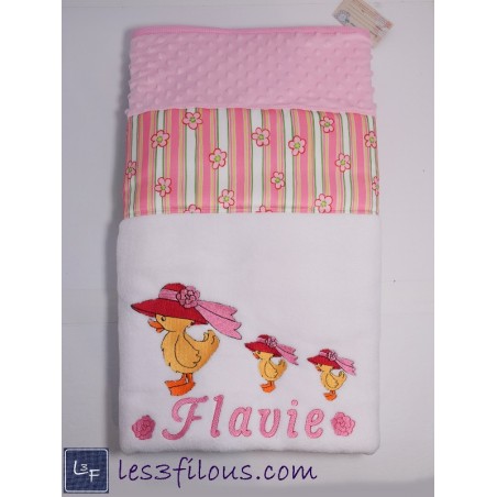 Canards Couverture Ultra-Douce Brodée et Personnalisée CUD-006