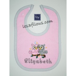Hibou Maman Couverture Ultra-Douce Brodée et Personnalisée CUD-029