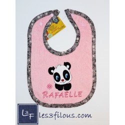 Panda Couverture Ultra-Douce Brodée et Personnalisée CUD-043