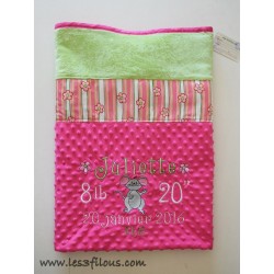 Souris Couverture Ultra-Douce Brodée et Personnalisée CUD-057