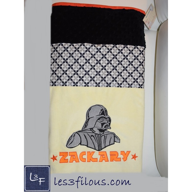 Darth Vader Couverture Ultra-Douce Brodée et Personnalisée CUD-059