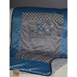 Renard Couverture Ultra-Douce Brodée et Personnalisée CUD-081