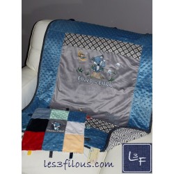 Renard Couverture Ultra-Douce Brodée et Personnalisée CUD-081