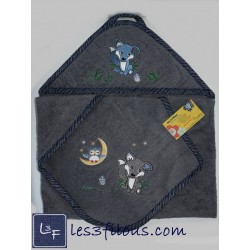 Renard Couverture Ultra-Douce Brodée et Personnalisée CUD-081