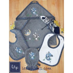 Renard Couverture Ultra-Douce Brodée et Personnalisée CUD-081