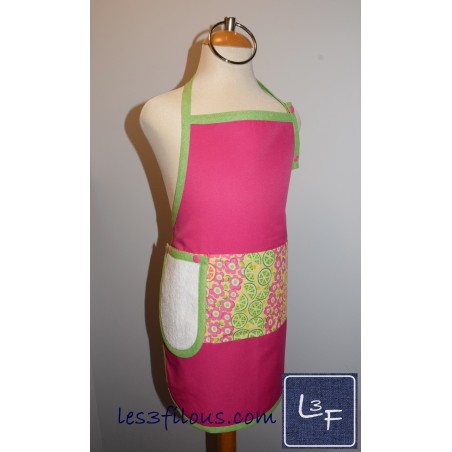 Tablier Enfant Tutti Frutti Tablier avec Essuie-mains TEN-071P
