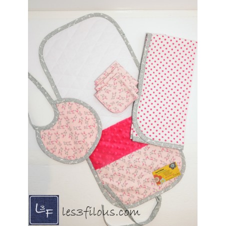 Ensemble de Piqué petits Lapins  PIQ-004