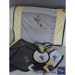 Koala Serviette Capuchon Brodée et Personnalisée DOU-065