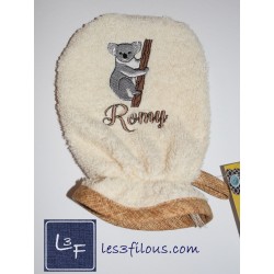 Koala Serviette Capuchon Brodée et Personnalisée DOU-065