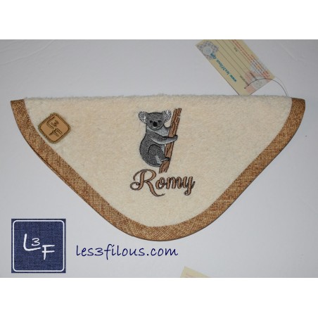 Koala Débarbouillette Brodée et Personnalisée DEB-067