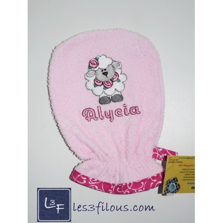Mouton Gant Brodé et Personnalisé DEB-073