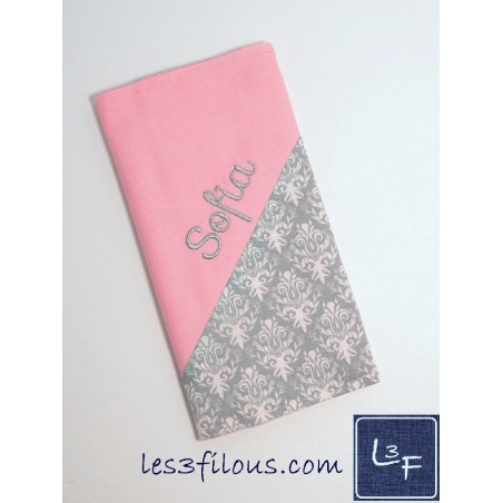 Protège Carnet de Santé Baroque  Personnalisé SAN-003