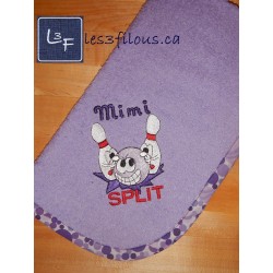 Split Serviette de Bowling Quilleur BOW-010