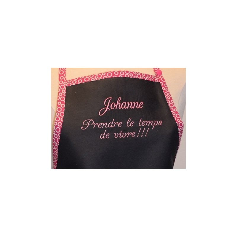 Créé votre Message Personnel Choix de Broderie pour Tablier