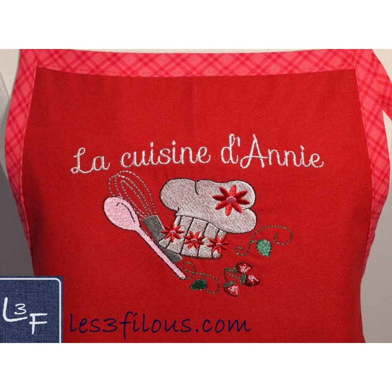 Toque Choix de Broderie pour Tablier
