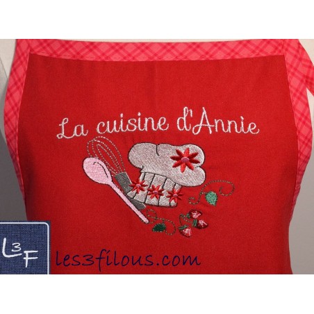 Toque Choix de Broderie pour Tablier