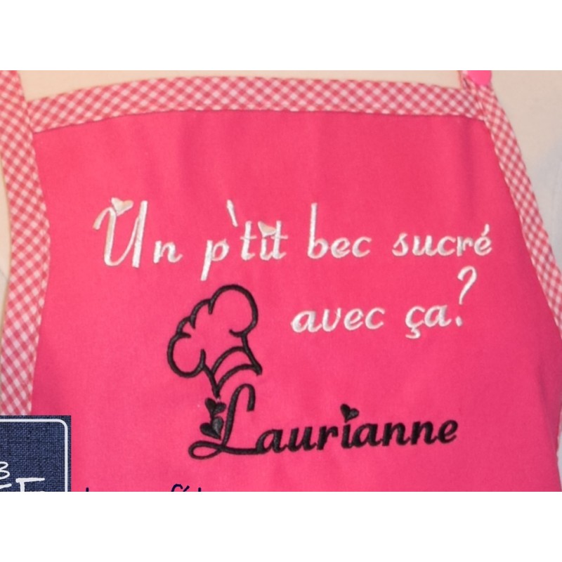 Un petit Bec sucré Choix de Broderie pour Tablier