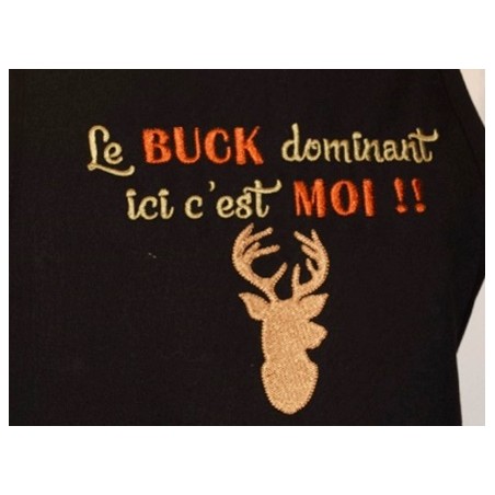 Chevreuil Le Buck Choix de Broderie pour Tablier
