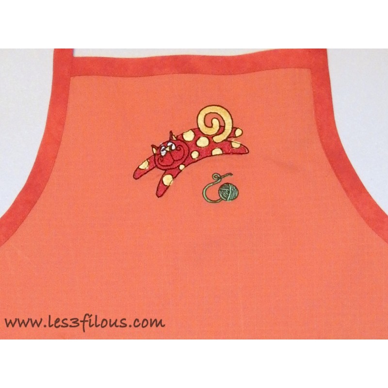 Chat Choix de Broderie pour Tablier