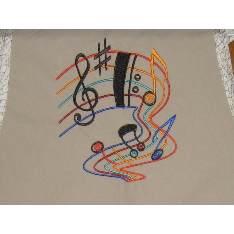 Musique Choix de Broderie pour Tablier