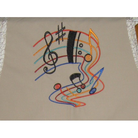 Musique Choix de Broderie pour Tablier