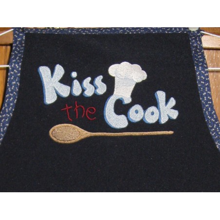 Kiss the Cook Choix de Broderie pour Tablier