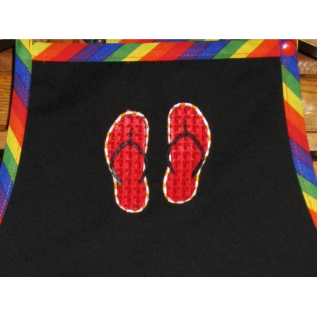 Sandales Gougounnes Choix de Broderie pour Tablier