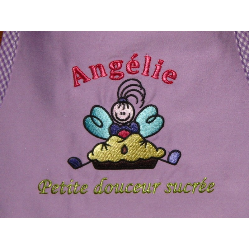 Fée Patissiere Petite douceur Sucrée Choix de Broderie pour Tablier