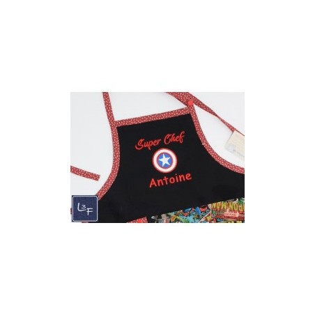 Super Heros Choix de Broderie pour Tablier