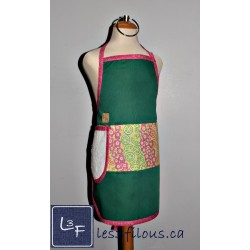 Tutti Frutti Tablier Enfant avec Essuie-mains Prêt à Broder TEN-098P