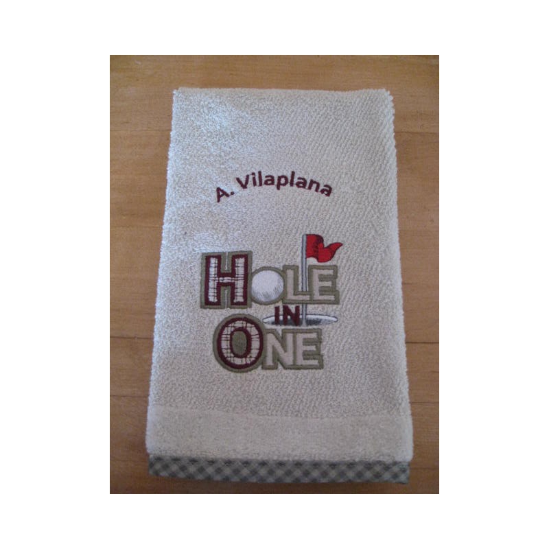 Serviette de Golf Trou d'un Coup Hole In One GOL-005